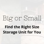Moose Crossing Self Storage Unit Size Guide - Blakeslee PA