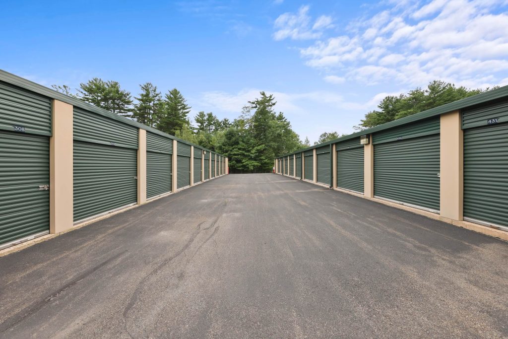 drive-up storage units at Moose Crossing Self Storage in Blakeslee, PA