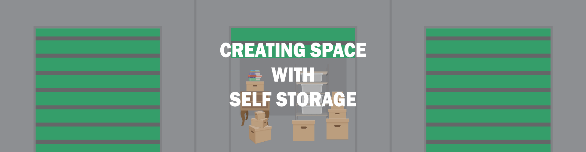 create space with Moose Crossing Self Storage in Blakeslee, PA